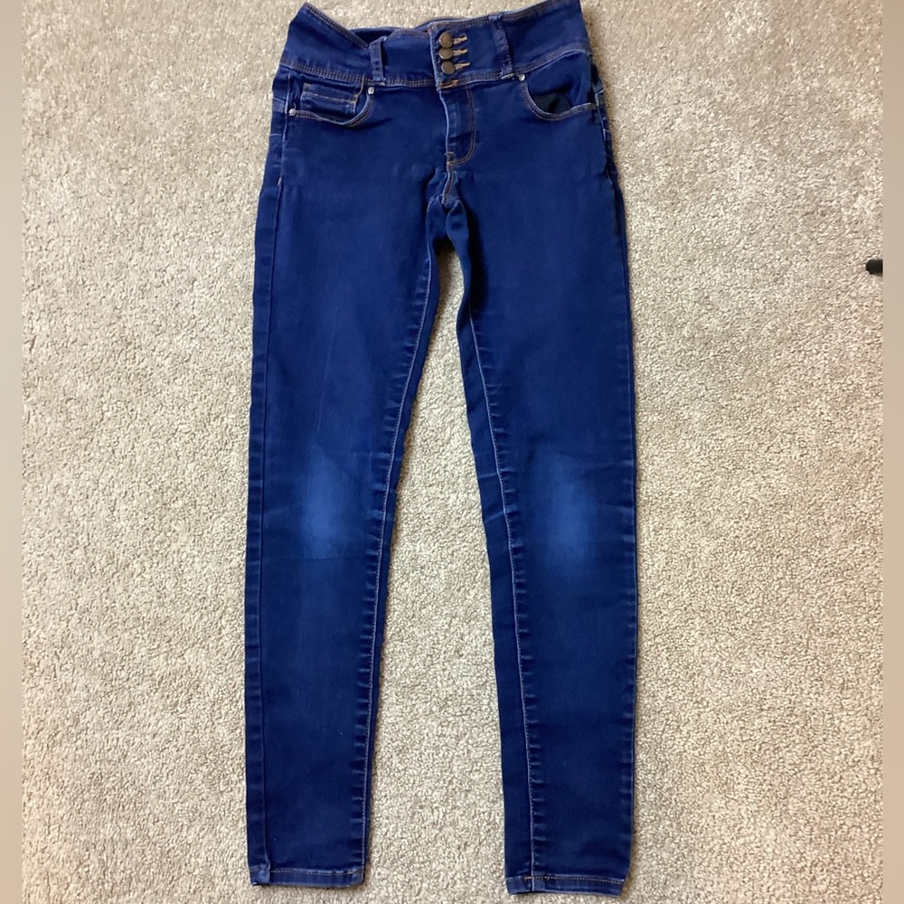 Dark blue jeans